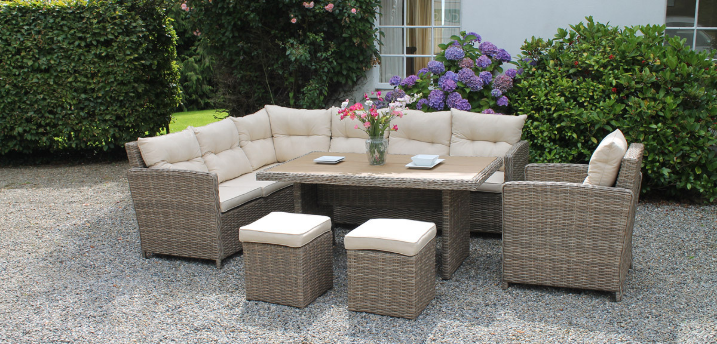 Orla rattan discount lounge set