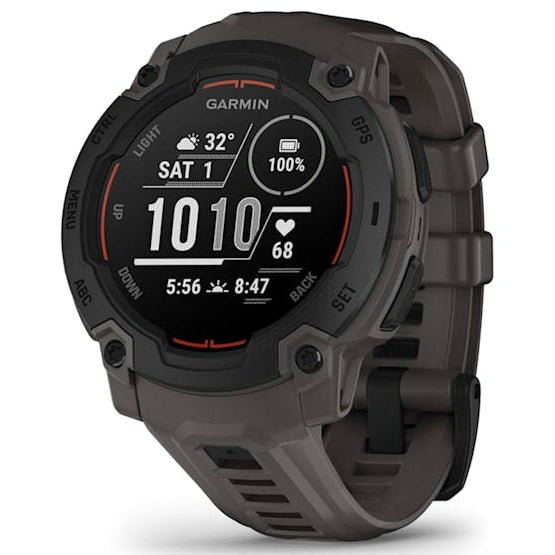 Instinct E 45mm Black with Charcoal Silicone Band - Redmond Electric
