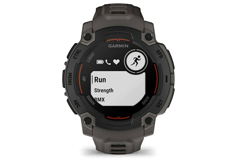Instinct E 45mm Black with Charcoal Silicone Band - Redmond Electric