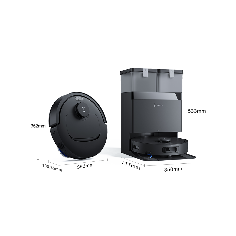 Ecovacs DEEBOT T30e OMNI Robot Vacuum and Mop, Black 270-DLX88