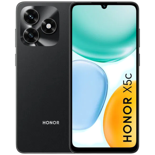 HONOR X5c Plus 4GB/128GB Smartphone, Midnight Black 5109BYFH Smartphone