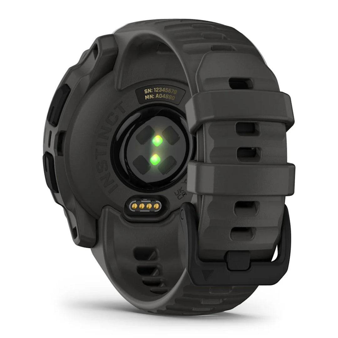 Instinct E 40mm Black with Charcoal Silicone Band - Redmond Electric