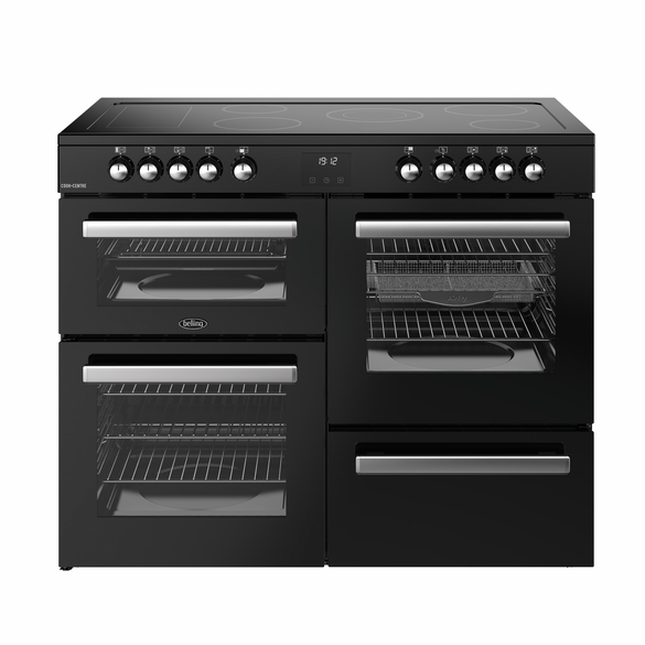 Cookcentre 110cm Electric Ceramic Range Cooker Black | CC110EBLK