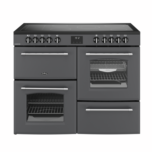 Farmhouse 110cm Electric Range Cooker Anthracite | 444411834