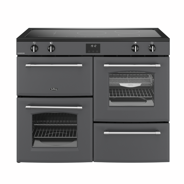 Farmhouse 110cm Electric Induction Range Cooker Anthracite | 444411840