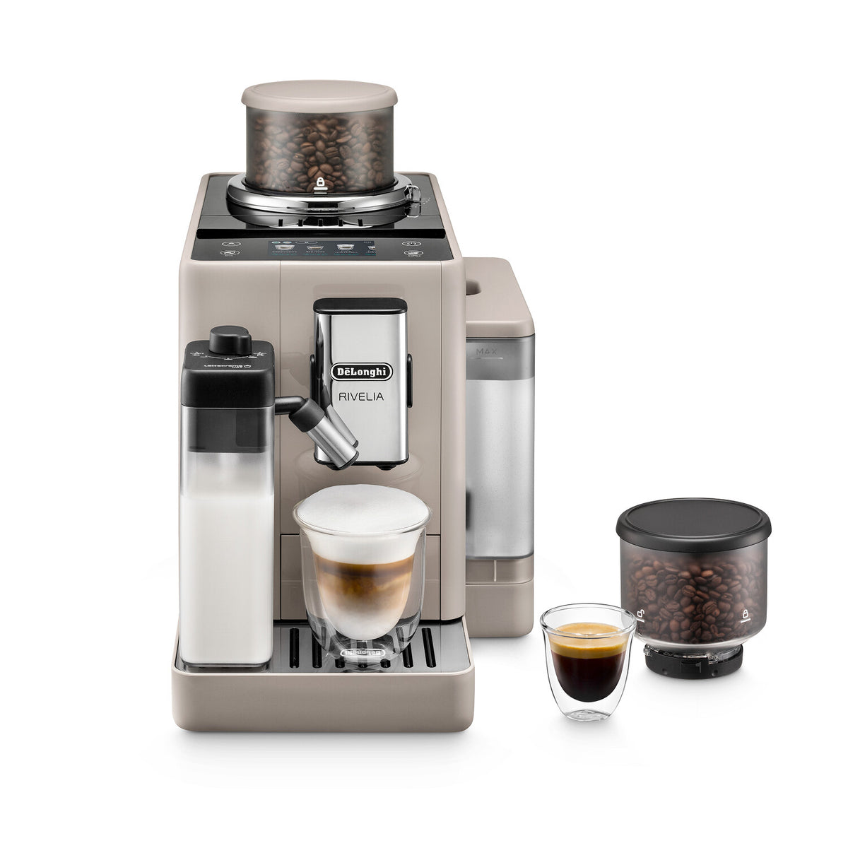 Rivelia 1.4L Automatic Coffee Machine | Sand Beige