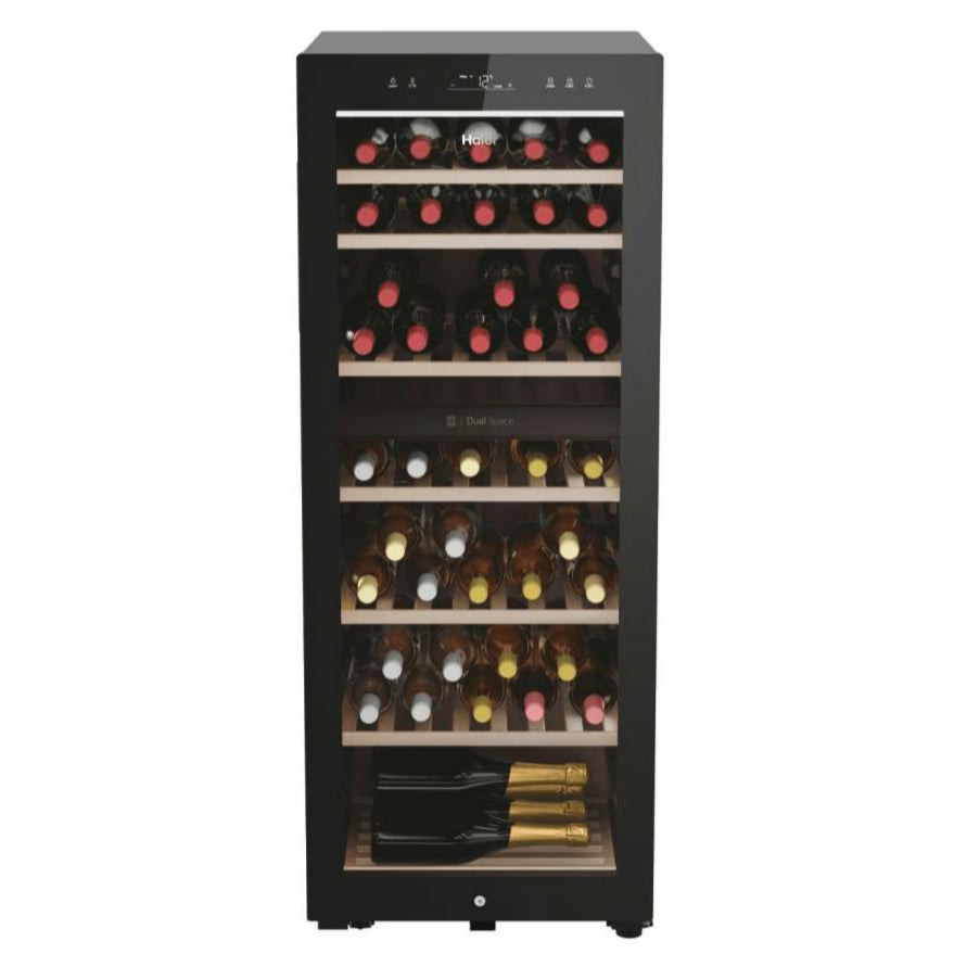 Haier Wine Bank 50 Series 7 Wine Cooler 77-Bottles | Black - HWS77GDAU1 Redmond Electric Gorey