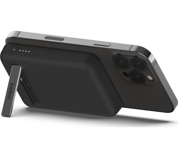 BoostCharge 10K Power Bank with Integrated USB-C Cable Black