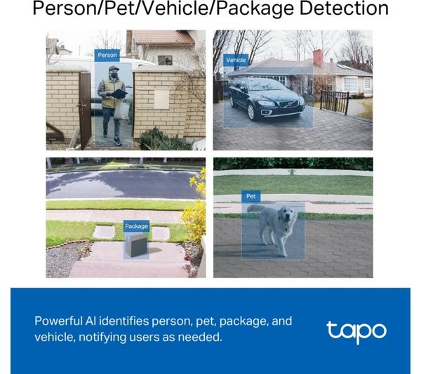 Tapo D230S1 2K 5 MP WiFi Video Doorbell with Chime | White