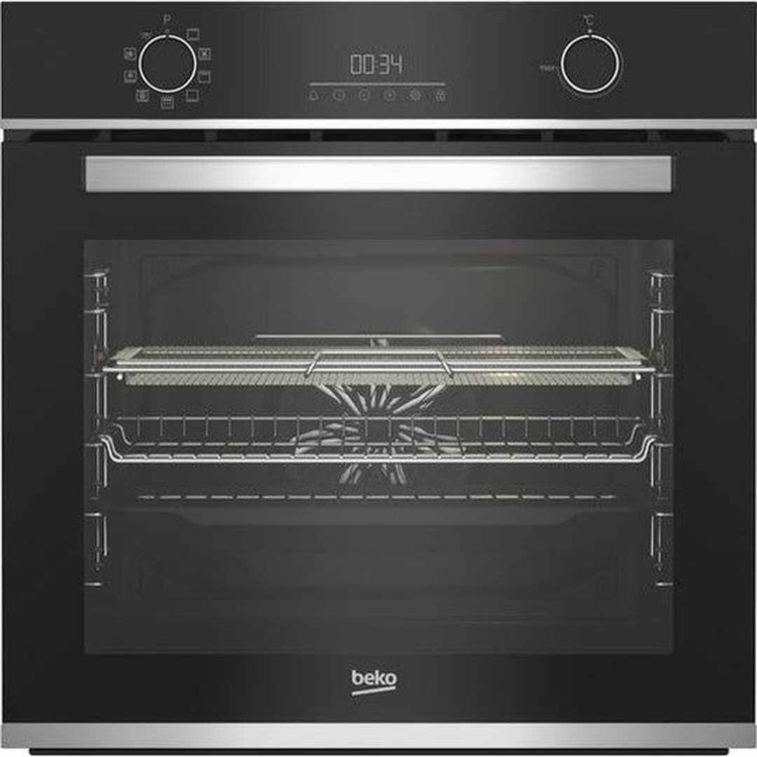 Beko 60cm Built-In AirFry Pyrolytic Single Oven BBIMA13301XMP