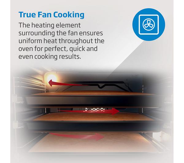 60cm AeroPerfect™ AirFry Built-In Single Oven – Stainless Steel | BBIMA13300XC