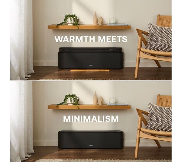 ThermaIQ 2.2kW Smart Baseboard Convector Heater Black | DXBC22