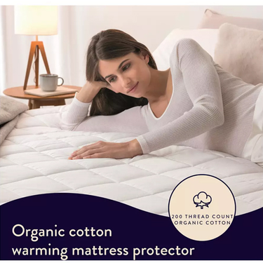 Single Organic Cotton Mattress Protector