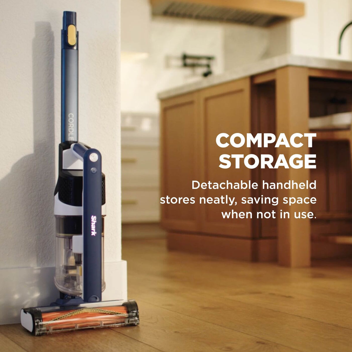 Cordless Vacuum Cleaner with Anti Hair Wrap & FloorDetect – Blue | IY143HUK