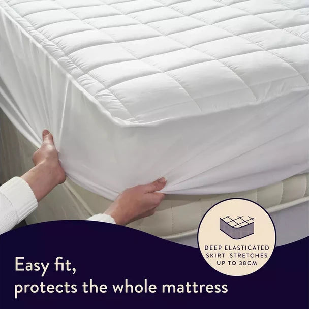 Double Electric Heated Mattress Protector Organic Cotton