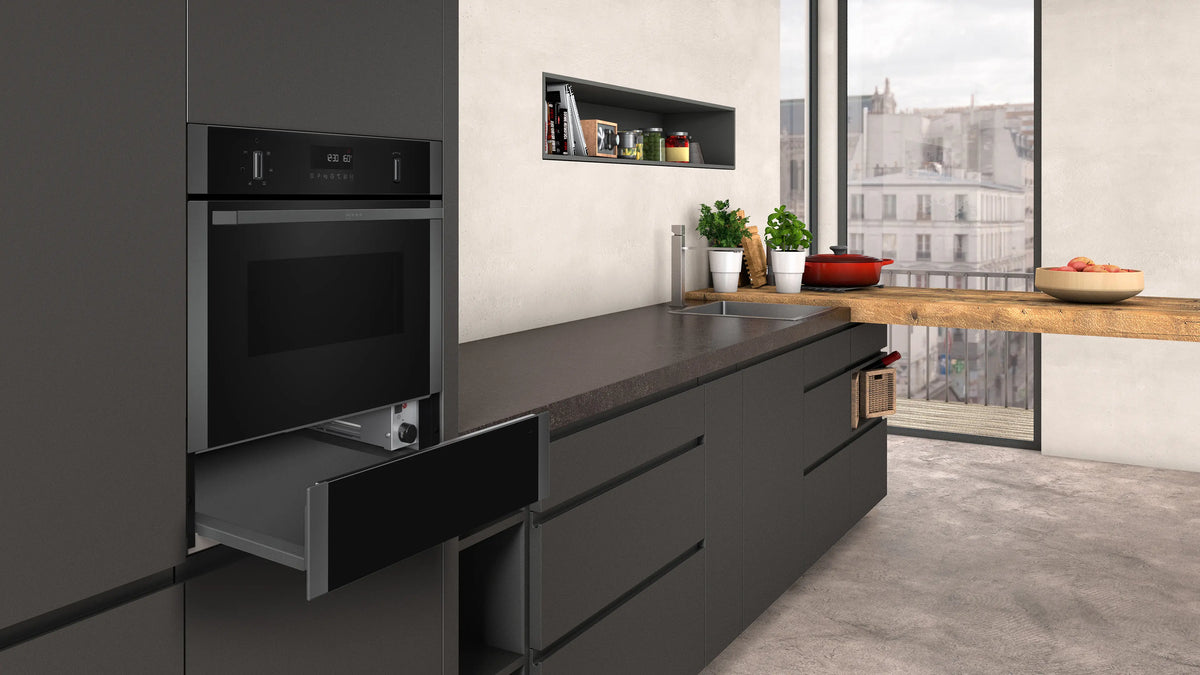 N 50 14cm Warming Drawer | Graphite Grey