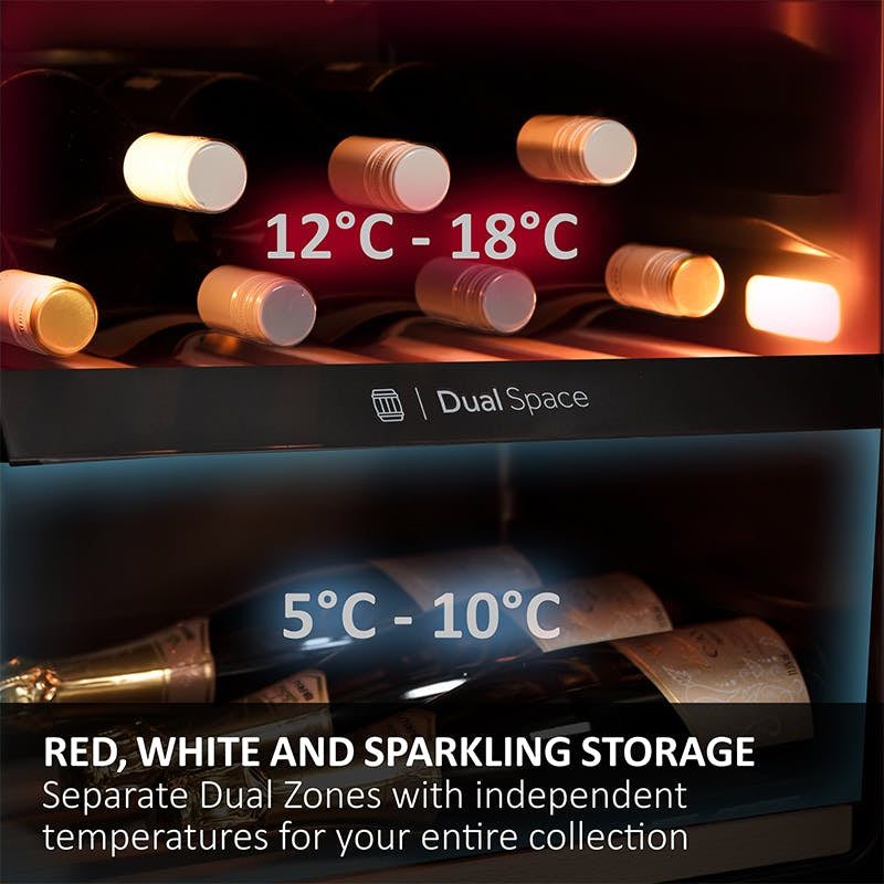 Haier Wine Bank 50 Series 7 Wine Cooler 42-Bottles | Black - HWS42GDAU1 Redmond Electric Gorey