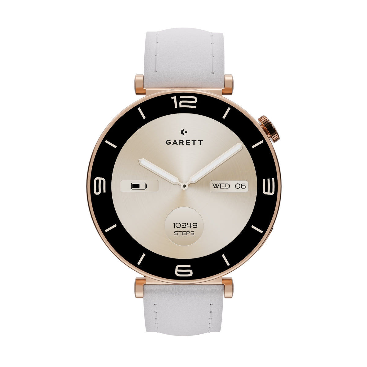 Atom Smart Watch Rose Gold Mesh
