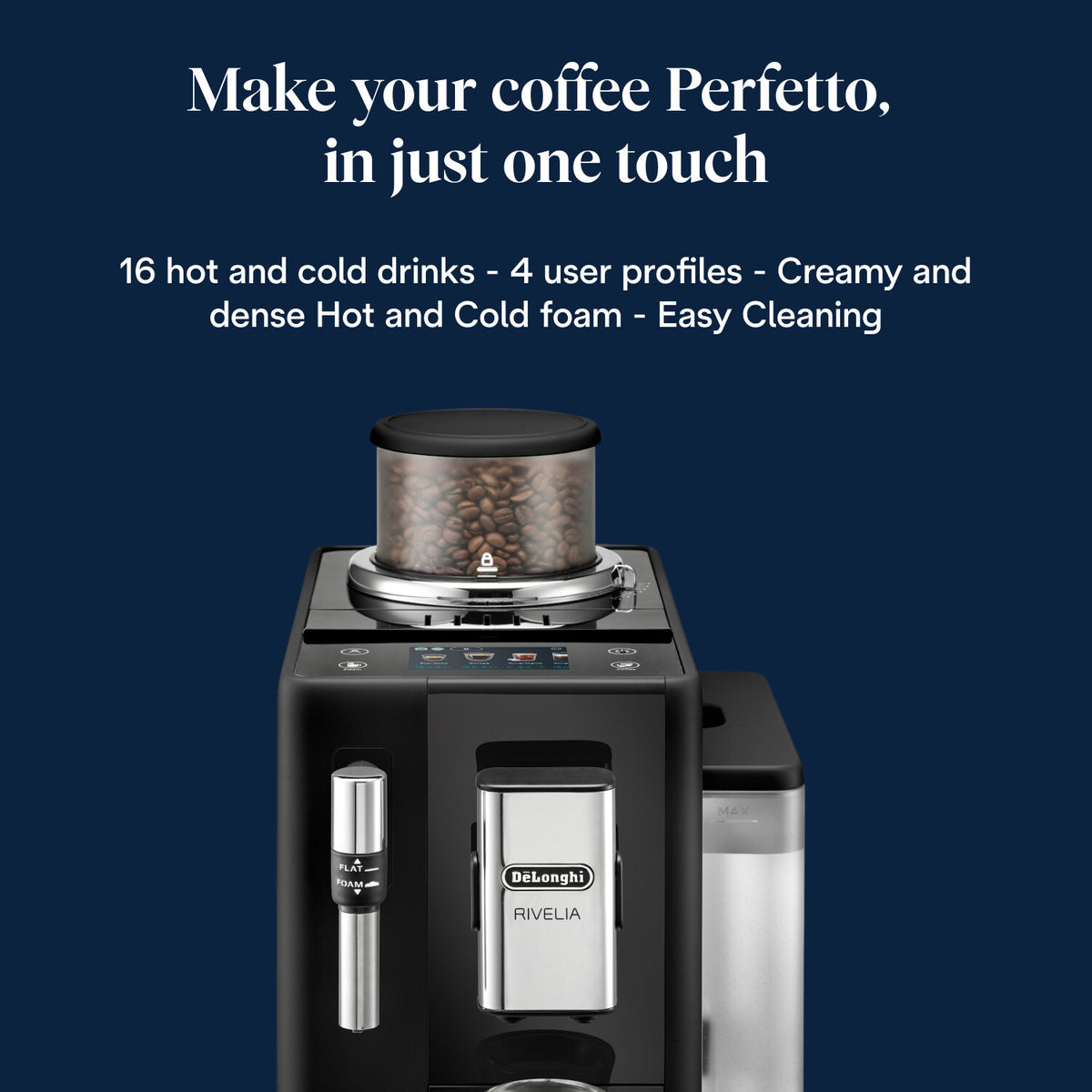 Rivelia Bean to Cup Coffee Machine Onyx Black