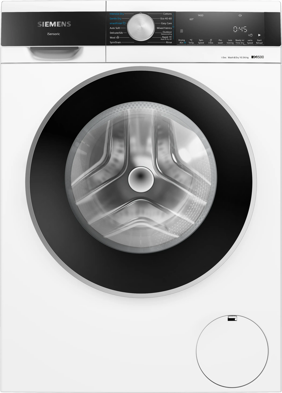 Siemens IQ500 Washer Dryers 10.5kg/6kg, 1400rpm with iDos | White - WN54G1A1GB Redmond Electric Gorey