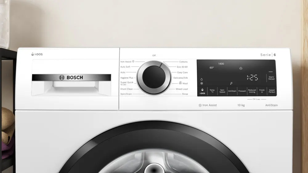 Bosch Series 6, A Rated, 10kg 1400rpm Washing Machine | White - WGG254F1GB Redmond Electric Gorey