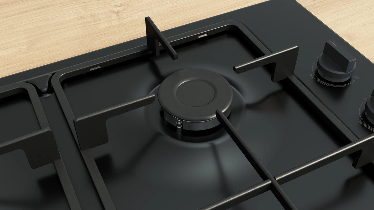 Bosch Series 2, 60cm Built-In Gas Hob, Enamel | Black - PBP6B6K60 Redmond Electric Gorey