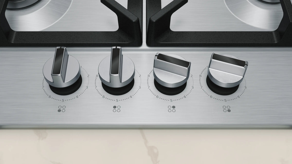N 70 60cm 4 Burner Gas Hob Stainless Steel