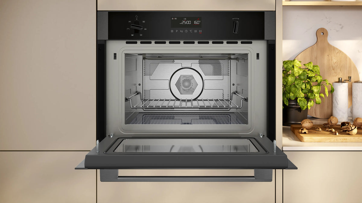 Neff N50 Built-in Microwave Combi Oven | 45cm (H) | Graphite Grey Redmond Electric Gorey