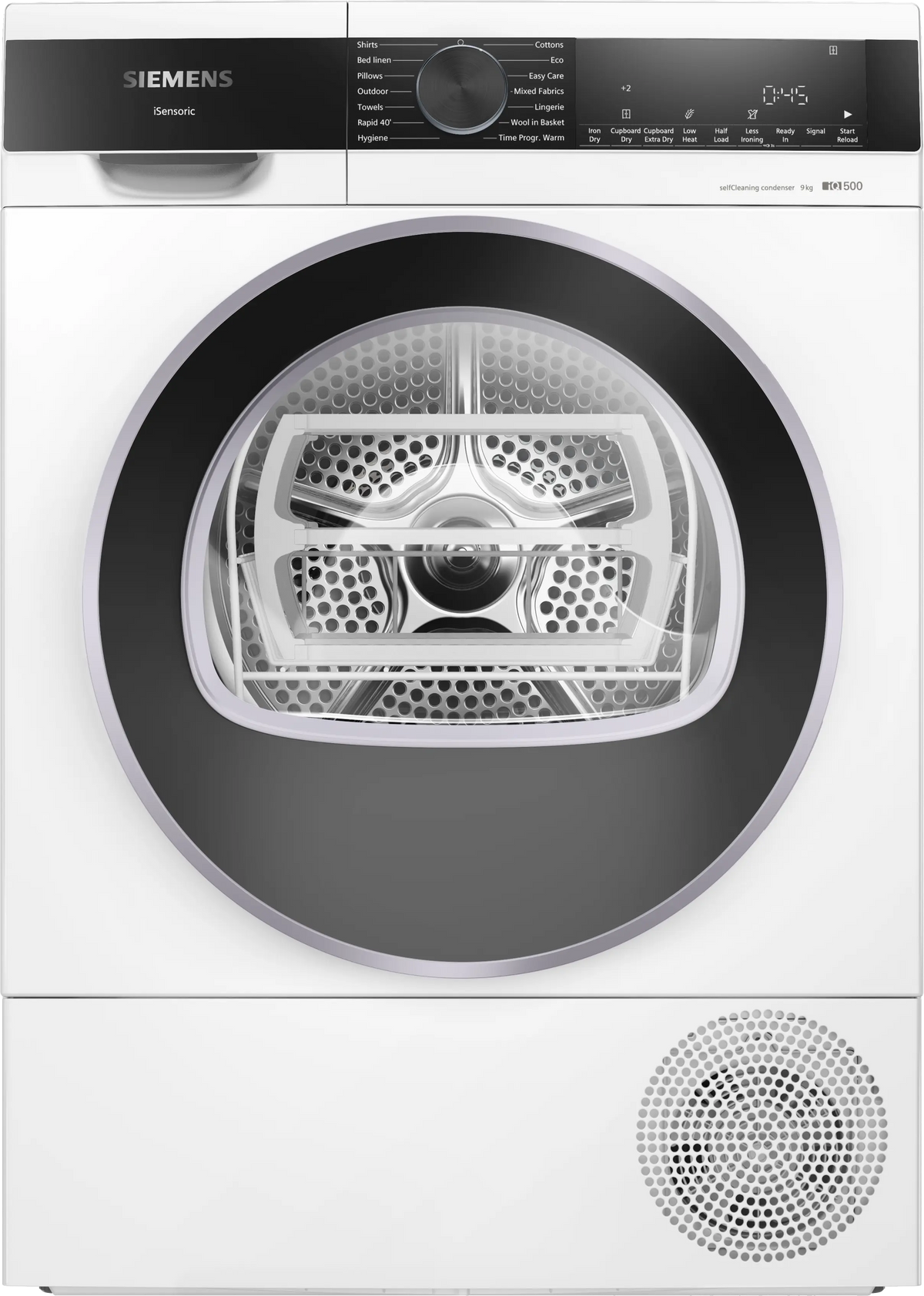 Siemens iQ500 9kg Heat Pump Dryer, SelfCleaning | White - WQ45G200GB Redmond Electric Gorey