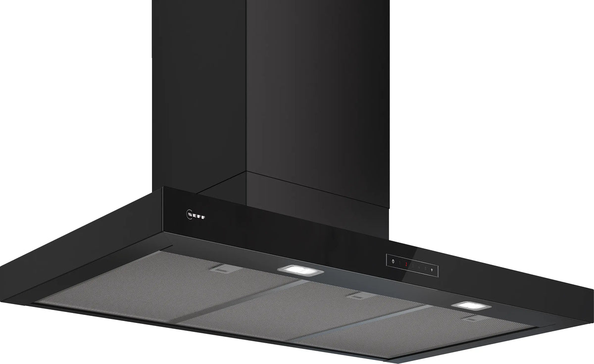 N 70 90cm Wall-Mounted Cooker Hood | Matt Black