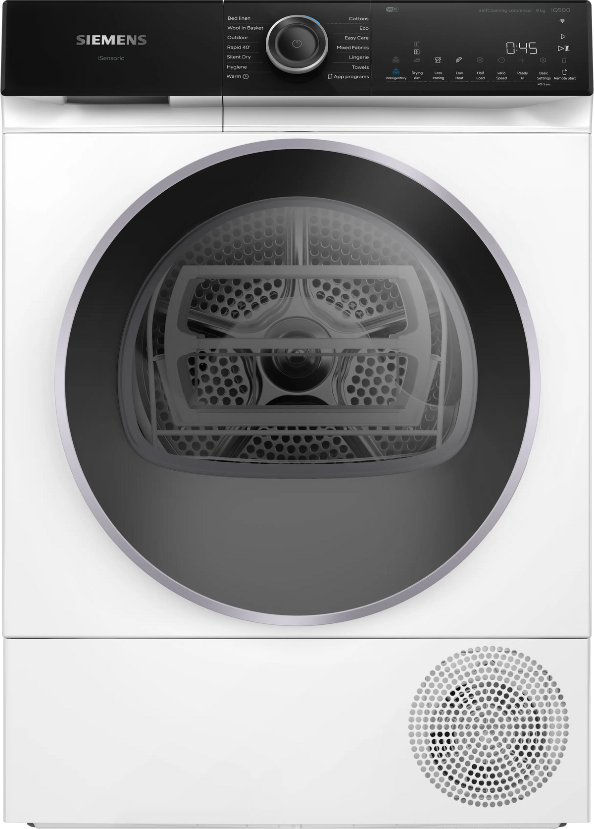 Siemens iQ500 9kg Heat Pump Dryer, SelfCleaning | White - WQ46H2D9IE Redmond Electric Gorey