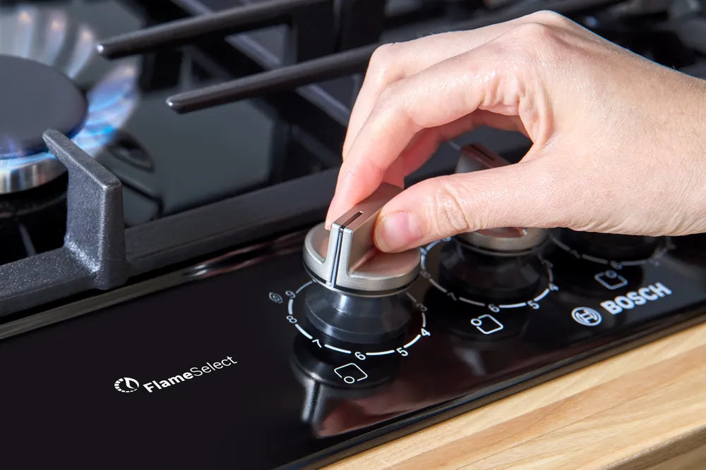 Bosch Series 6, 60cm Built-In Gas Hob | Black - PCP6A6I90 Redmond Electric Gorey