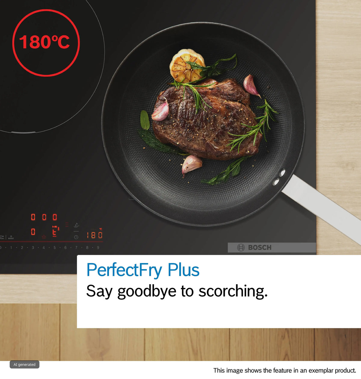 Bosch Series 6, 80cm Induction Hob - Surface Mount Without Frame | Black - PXV831HC1E Redmond Electric Gorey