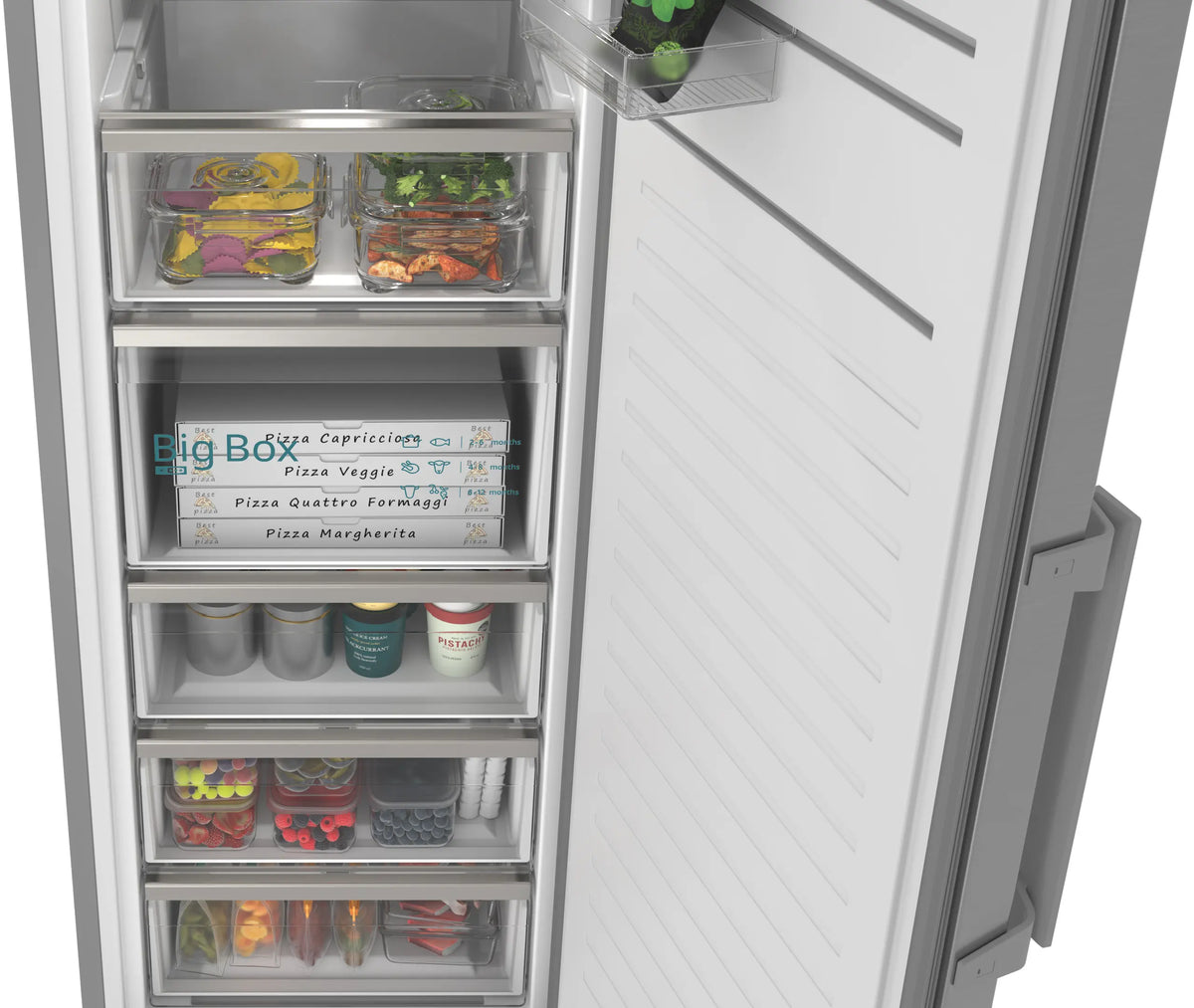iQ300 Freestanding Frost Free Freezer – Inox | 186.2cm (H) | GS36NVICGG