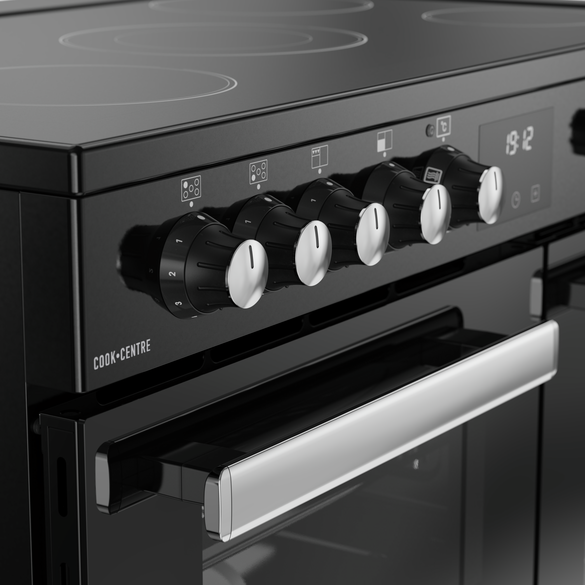 Cookcentre 90cm Electric Range Cooker Black