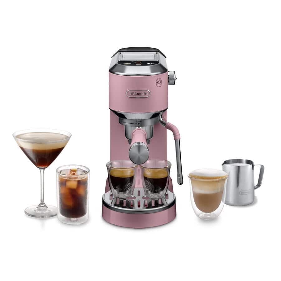 Dedica Duo Espresso Coffee Machine Pink