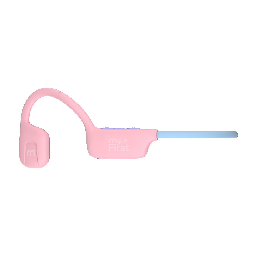 Headphones AirWaves - Open-Ear Directional Audio, 85dB Safe - Pink