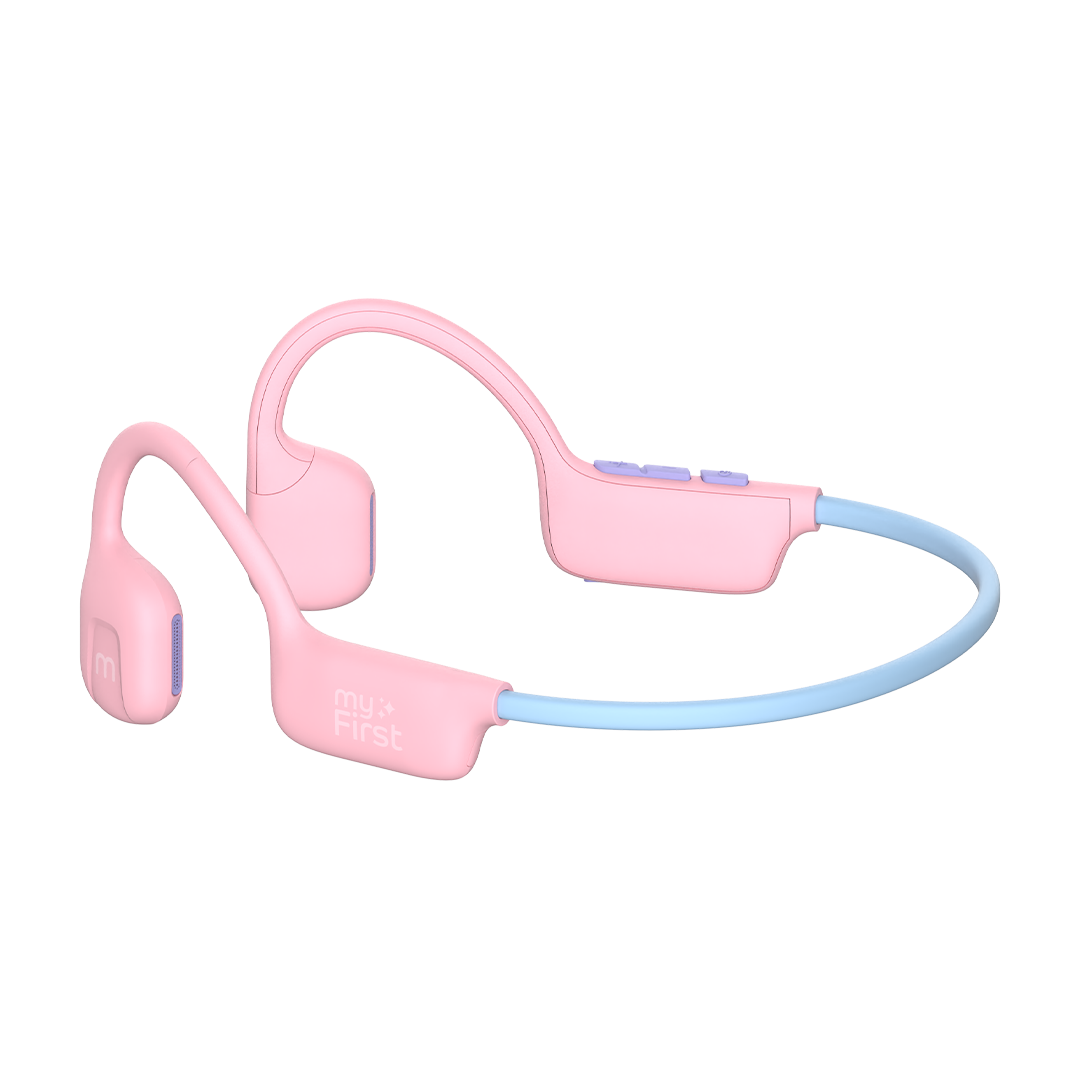 Headphones AirWaves - Open-Ear Directional Audio, 85dB Safe - Pink