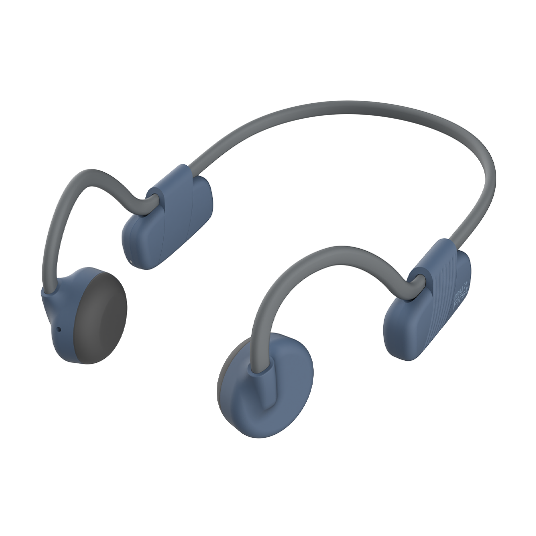 Headphones BC Wireless Lite - Bone Conduction, 85dB Safe, IP68 Waterproof - Blue