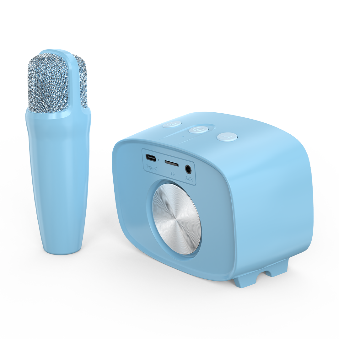 myFirst Voice 2 Kids Karaoke Speaker with Wireless Microphone, Blue 256-FV5201SA-BE01