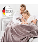 Beurer HD 75 Taupe Fleece Heated Throw/Overblanket 42401 Redmond Electric Gorey