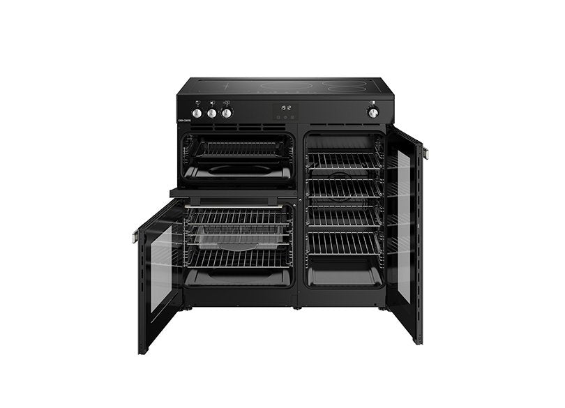 Cookcentre 90cm Induction Range Cooker Black | CC90EIBLK