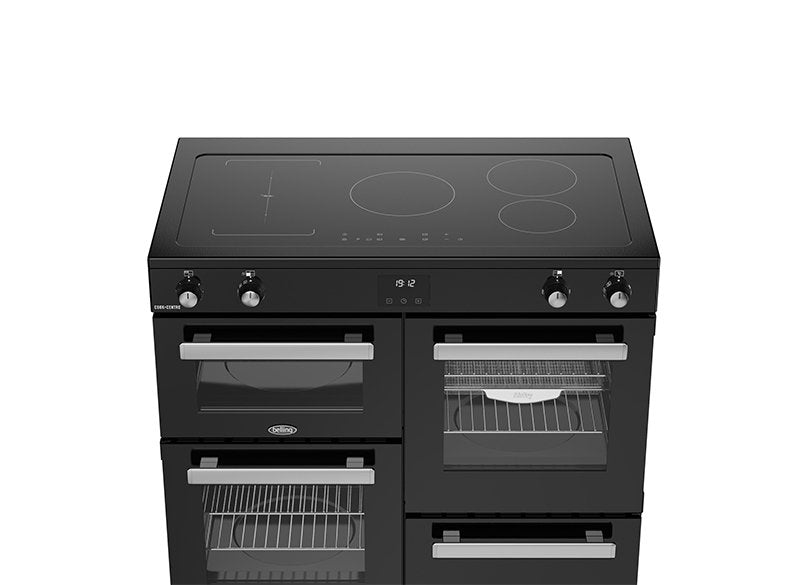 Cookcentre 100cm Induction Range Cooker Black | CC100EIBLK