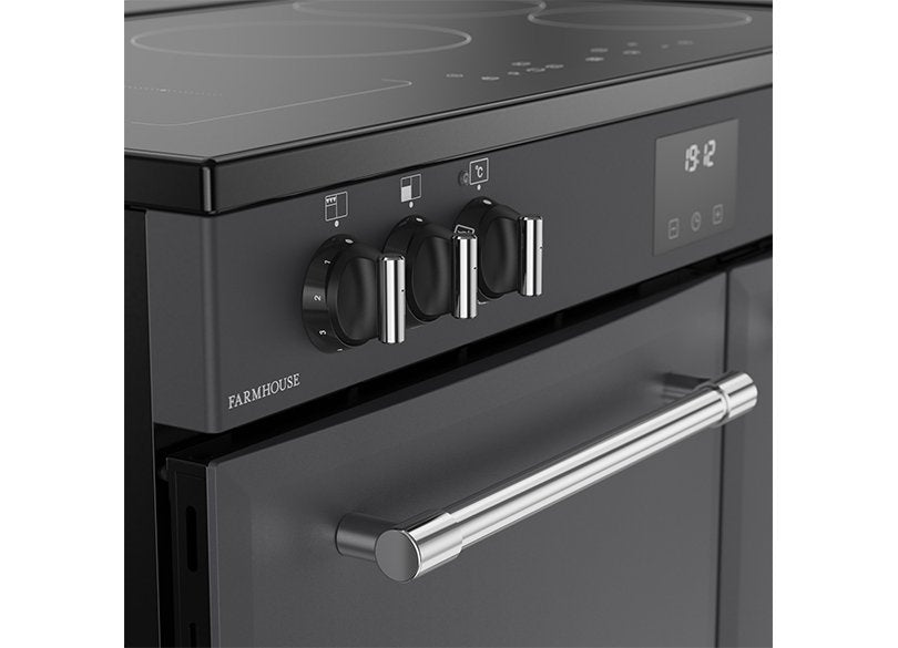 Farmhouse 90cm Induction Range Cooker Anthracite | 444411822