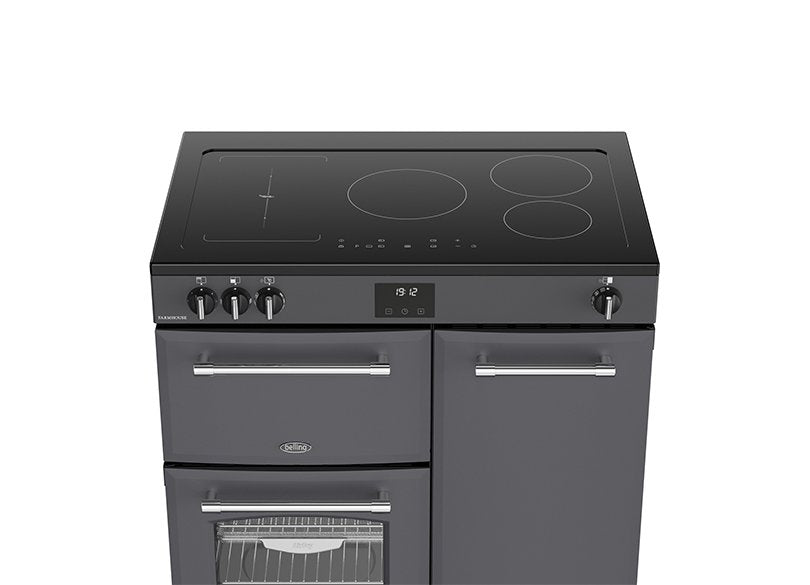 Farmhouse 90cm Induction Range Cooker Anthracite | 444411822