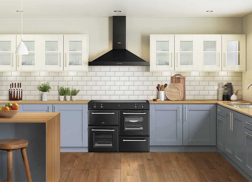 Farmhouse 110cm Electric Range Cooker Anthracite | 444411834