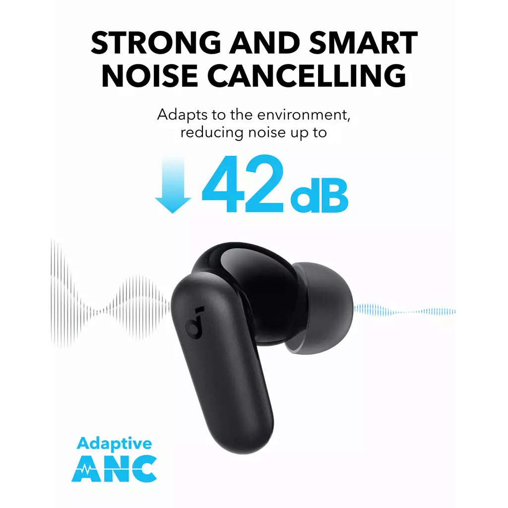 R50i True Wireless Earbuds (Noise Cancellation) | Black