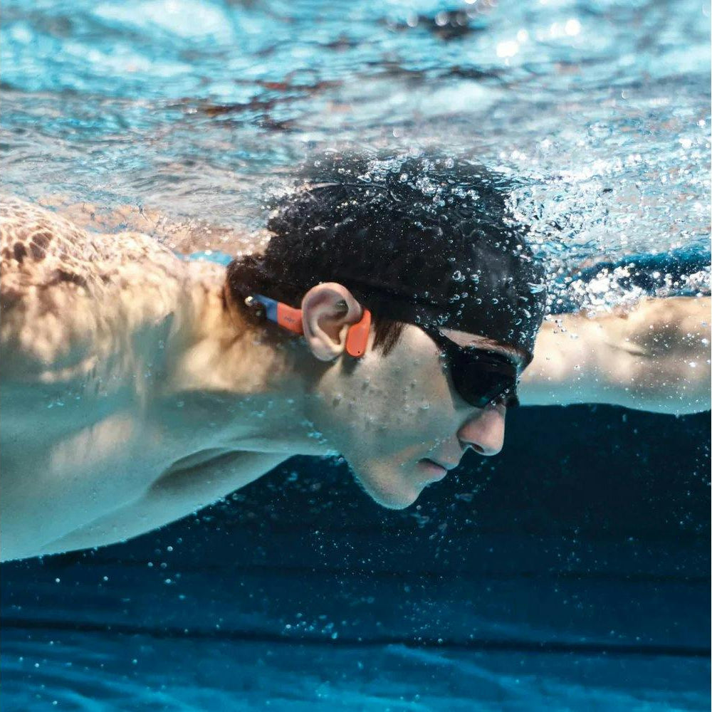Shokz OpenSwim Pro Open-Ear Wireless Headphones | Grey - 38-S711-ST-GY