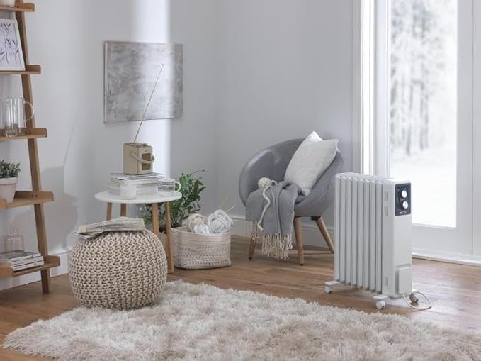 OCR 2000W Oil Filled Column Radiator White | OCR20