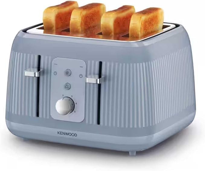 Dawn 4 Slice Toaster Stone Blue
